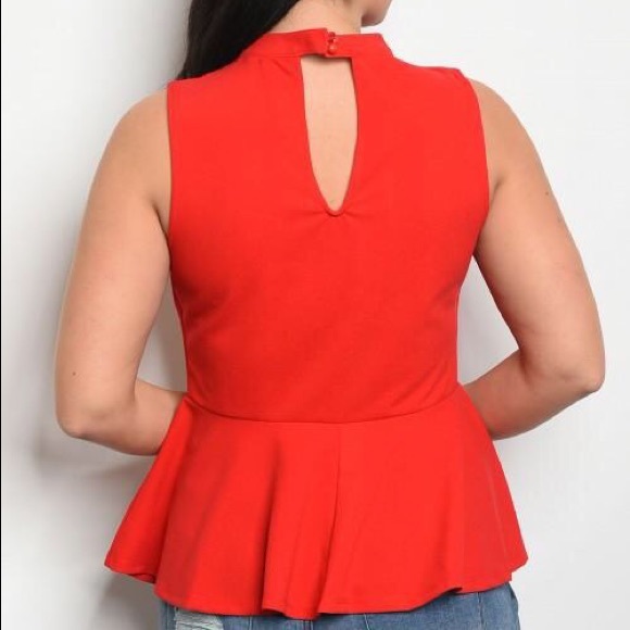 ‘Promise To Behave’ Peplum Top (CURVY) - Picture 2 of 2